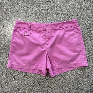 Ann Taylor Loft Shorts Womens 10 33x4 Chino Casual Pink Cotton